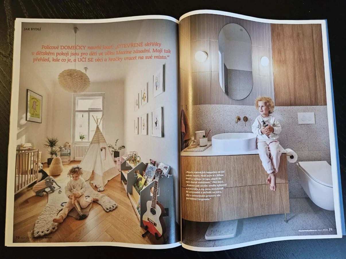 Rekonstrukce bytu Vojtěška – úvodní fotografie projektu